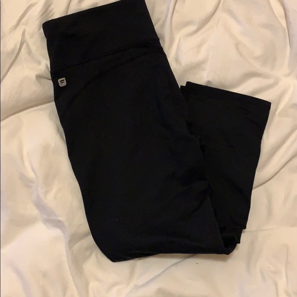 Fabletics Black Cropped Leggings